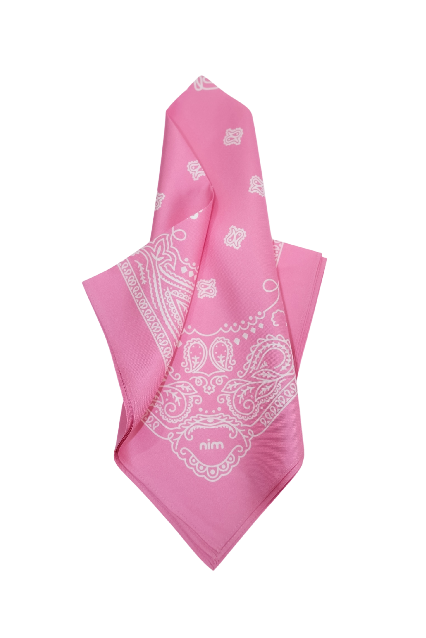 Silk Bag Scarf - Pink