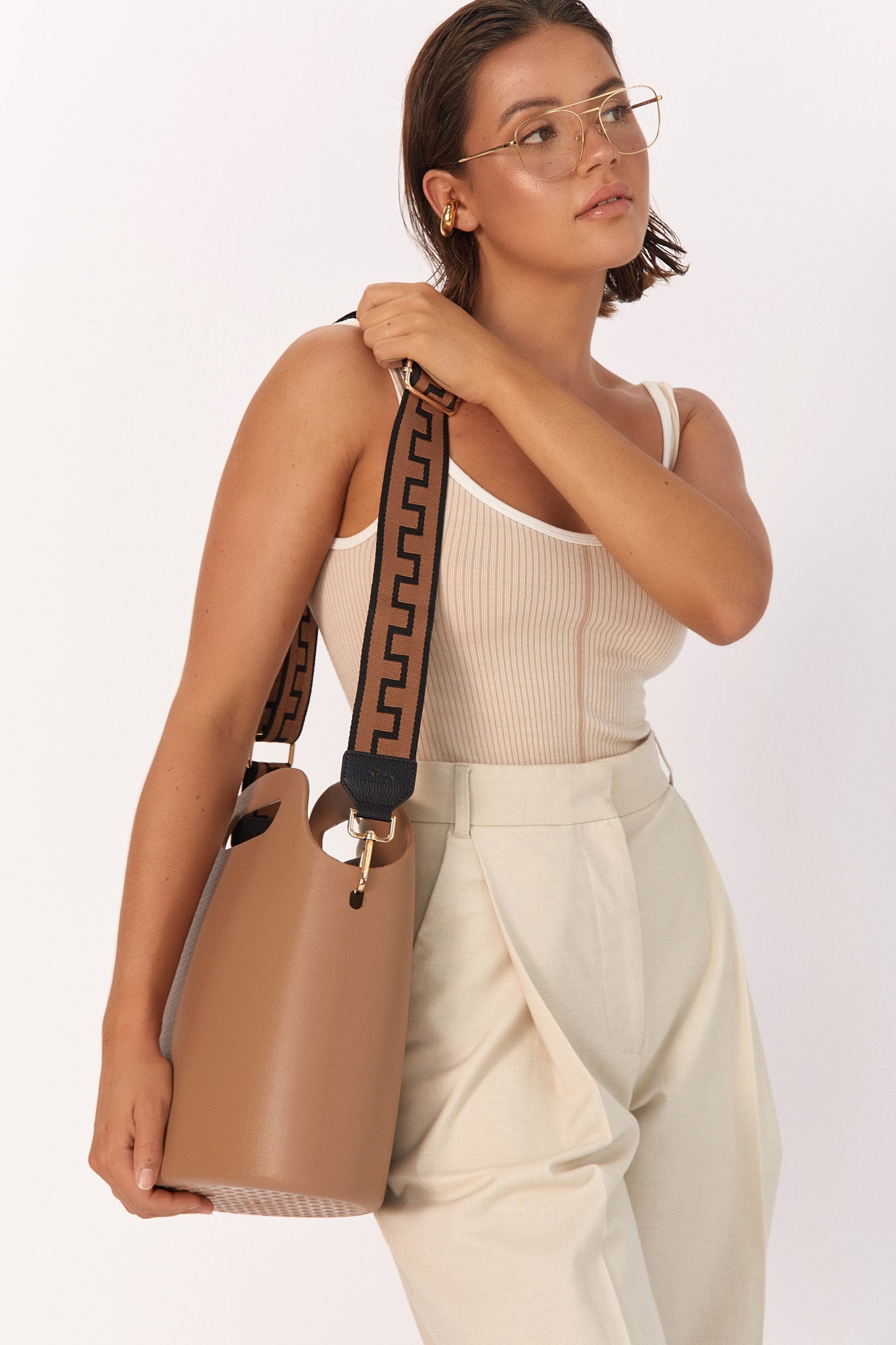 Shoulder Strap - Brown/Black Key