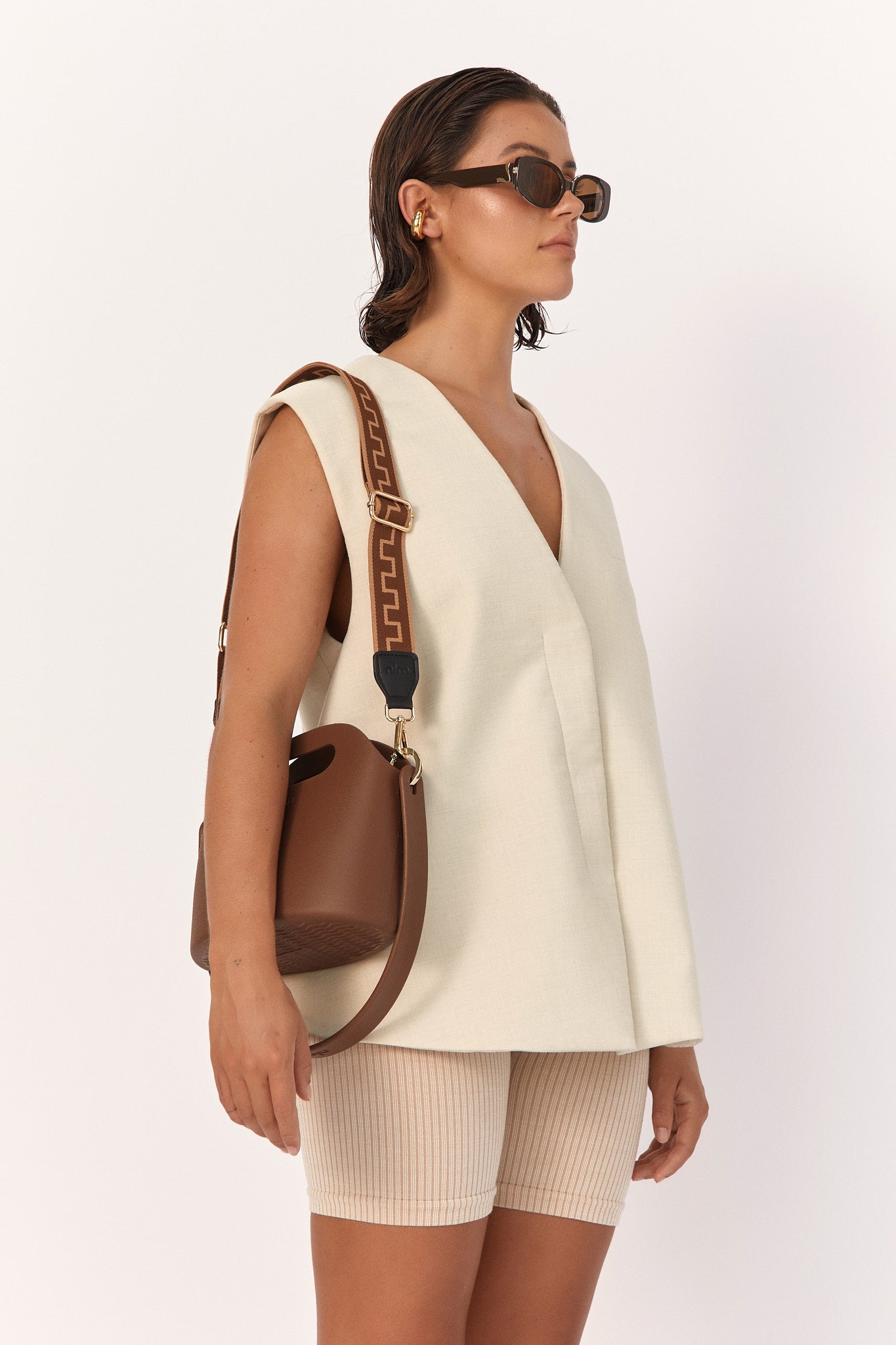 Shoulder Strap - Cocoa Mini Key