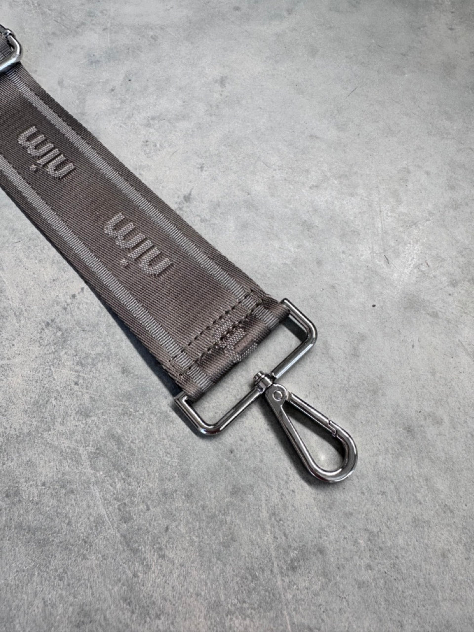 Shoulder Strap - Moss Mono + Silver