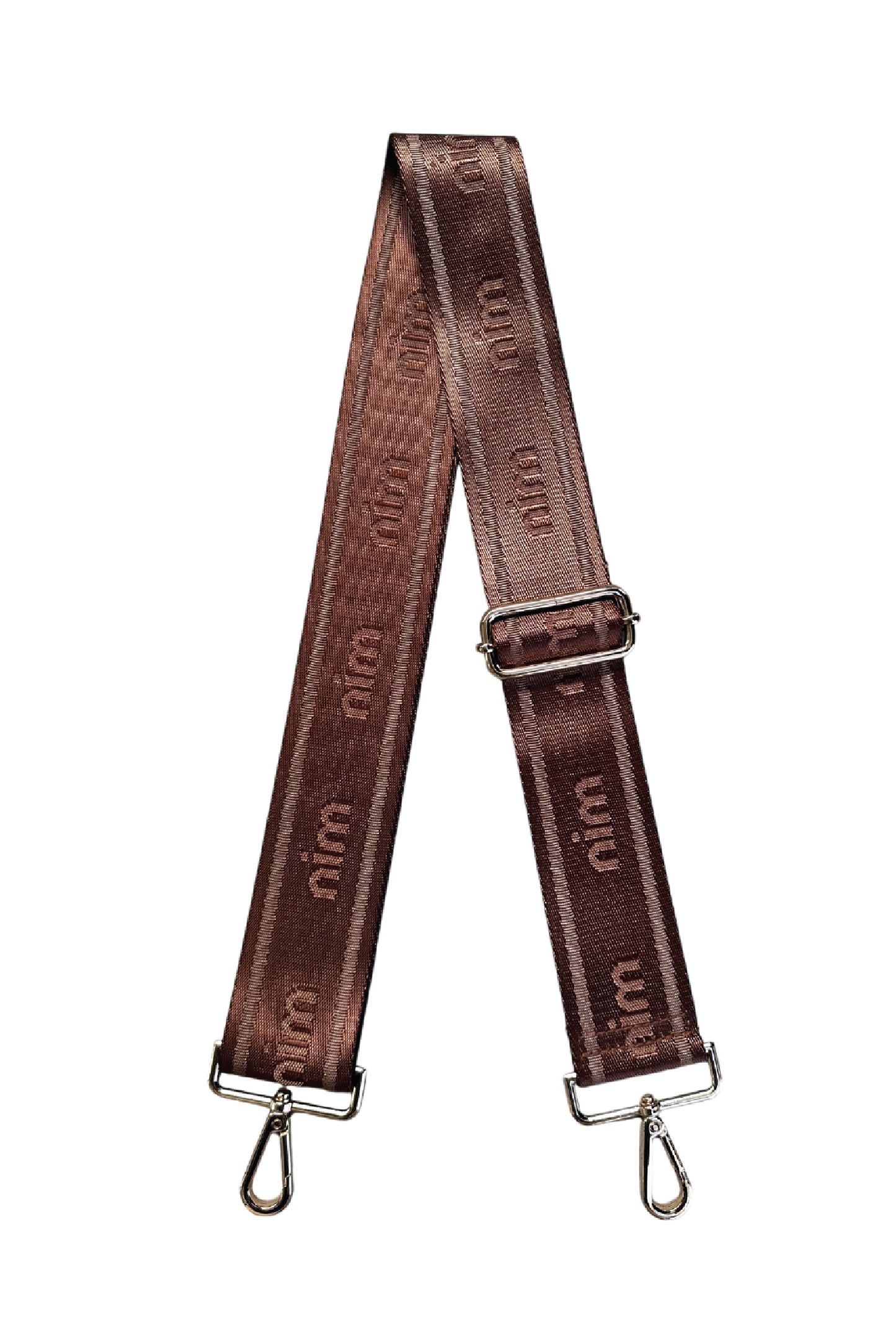 Shoulder Strap - Cocoa Mono + Gold