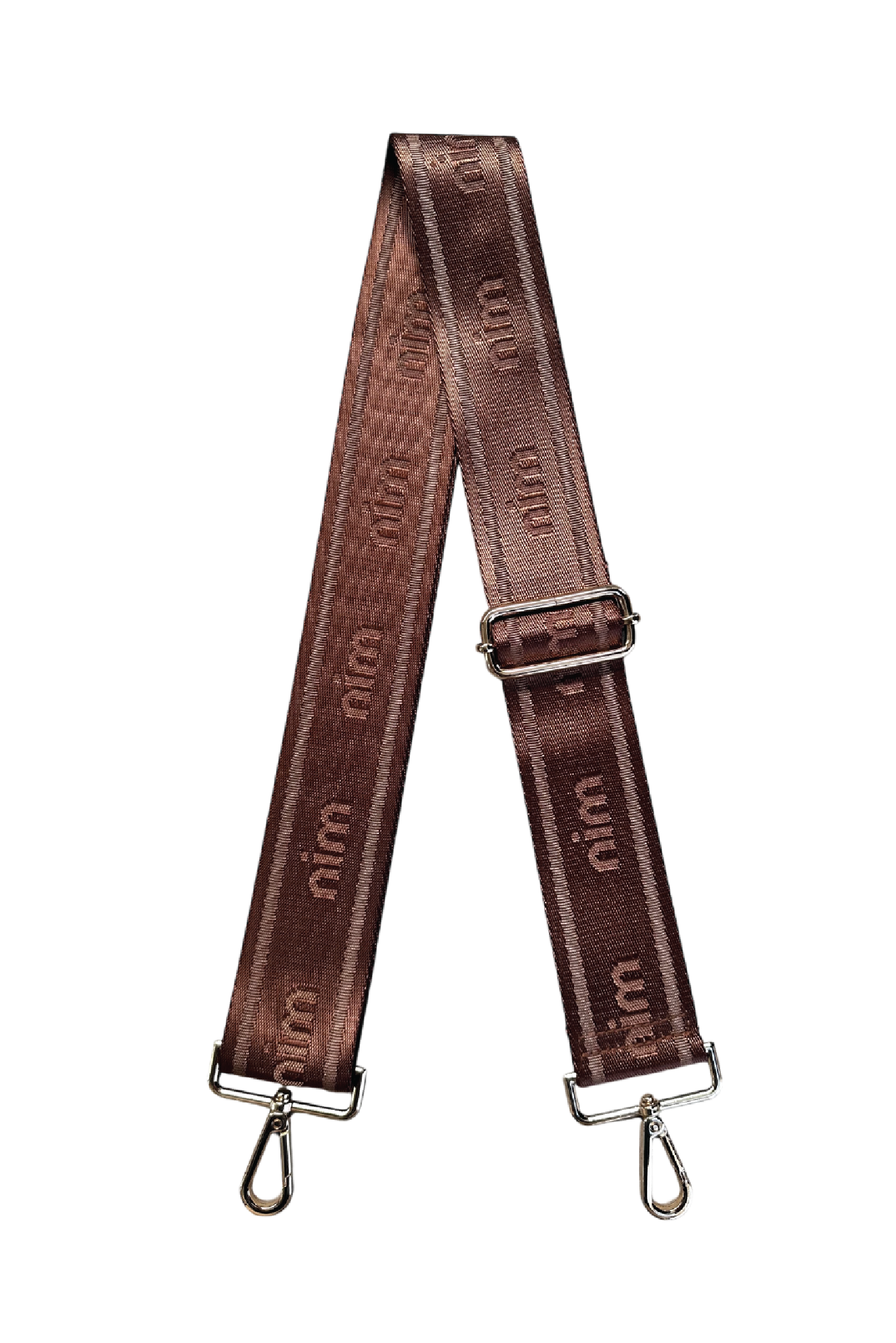 Shoulder Strap - Cocoa Mono + Gold