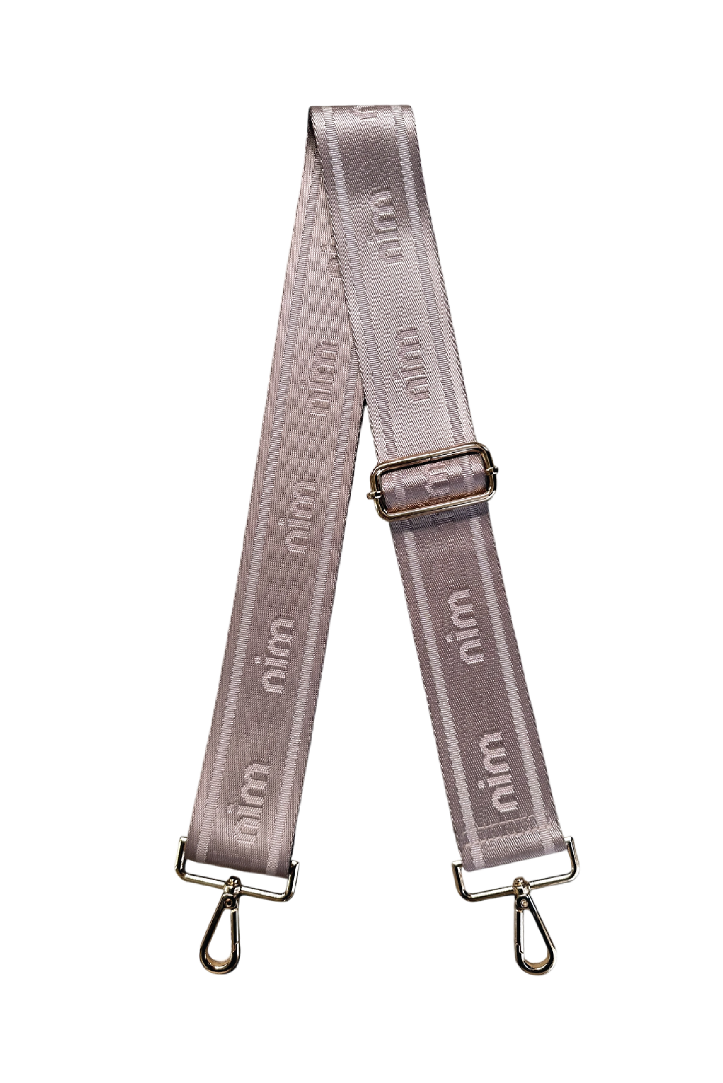 Shoulder Strap - Taupe Mono + Gold