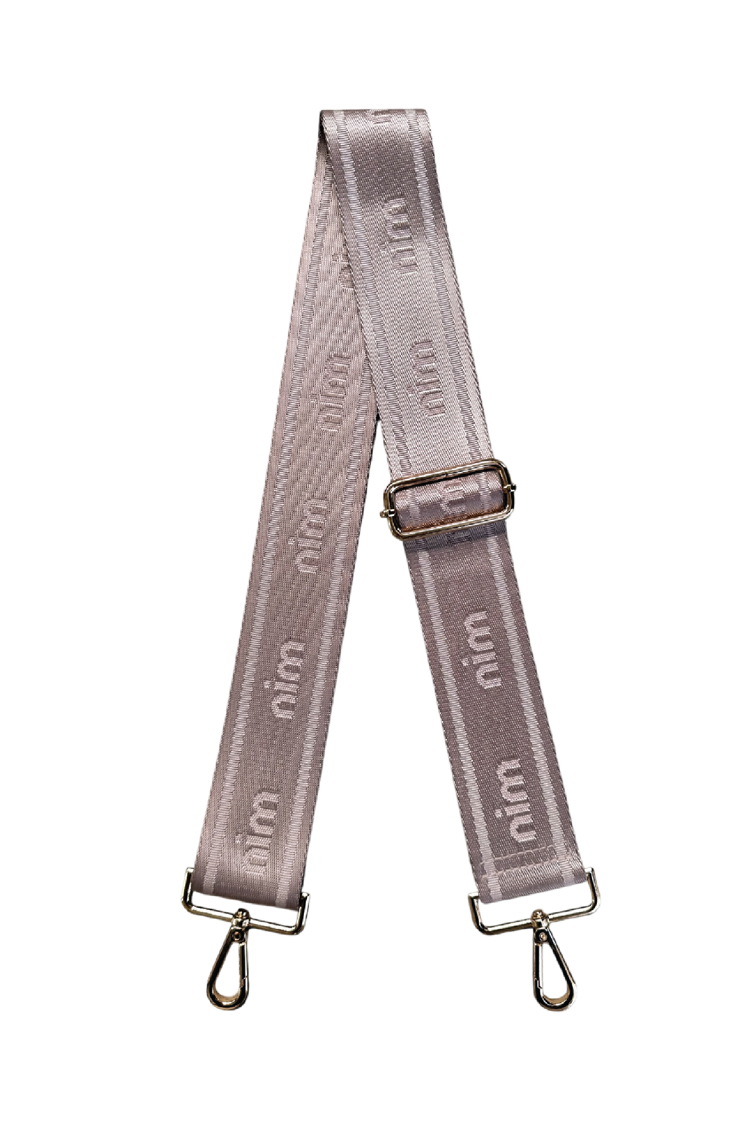 Shoulder Strap - Taupe Mono + Gold